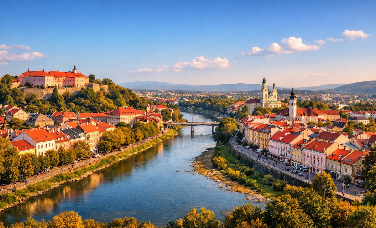 Uzhhorod city view